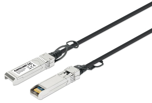 EAN 0766623508391 - Intellinet 508391 Cable de fibra óptica e InfiniBand 1 m SFP+ Negro, Plata imagen 1
