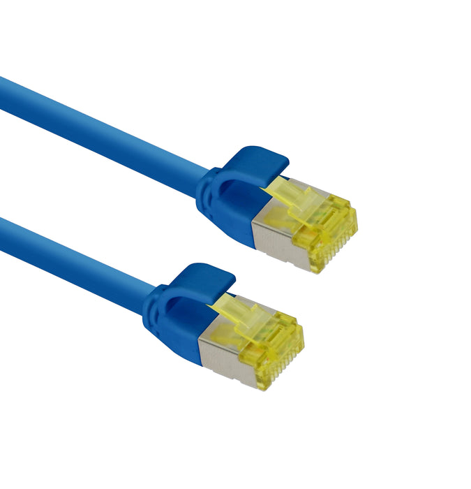 EAN 4005938330850 - Helos 333085 cable de red Azul, Amarillo 7,5 m Cat6a S/FTP (S-STP) imagen 1