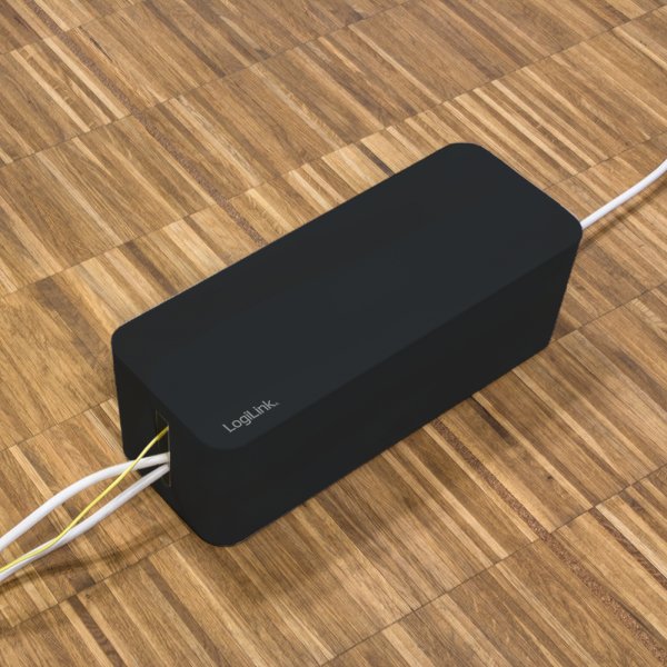 EAN 4052792067415 - LogiLink KAB0077 organizador de cables Universal Caja de cables Negro 3 pieza(s) imagen 4