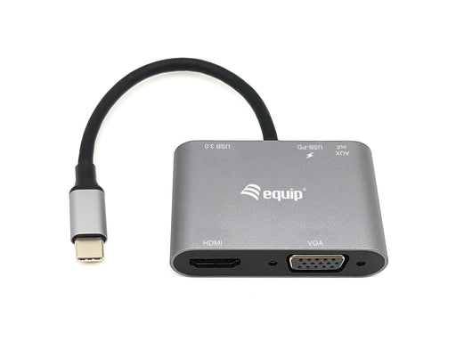 EAN 4015867227589 - Equip 133483 base para portátil y replicador de puertos Alámbrico USB 3.2 Gen 1 (3.1 Gen 1) Type-C Negro, imagen 1
