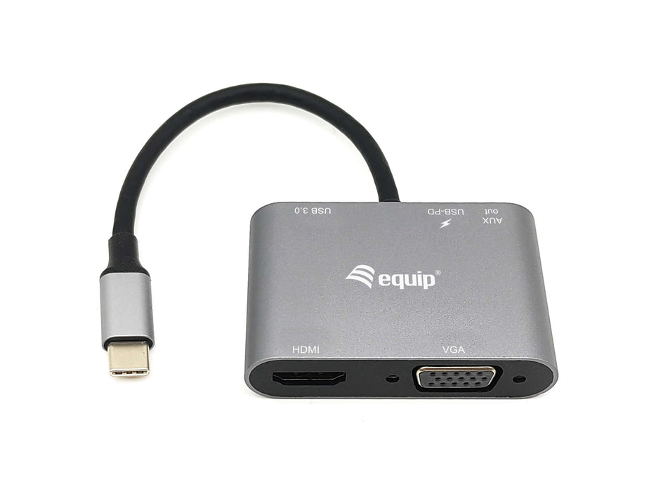 EAN 4015867227589 - Equip 133483 base para portátil y replicador de puertos Alámbrico USB 3.2 Gen 1 (3.1 Gen 1) Type-C Negro, imagen 1