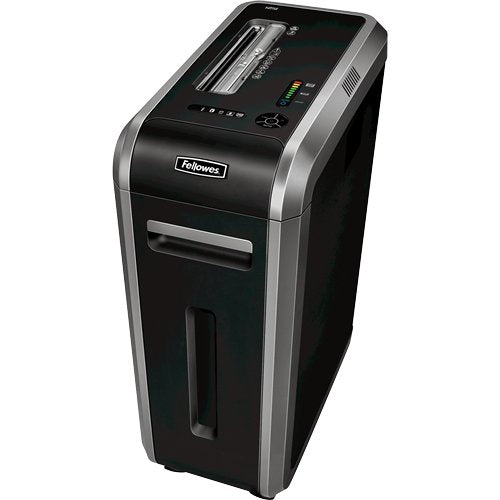 EAN 0043859628100 - Fellowes 125i triturador de papel Corte en tiras 23 cm Negro imagen 2
