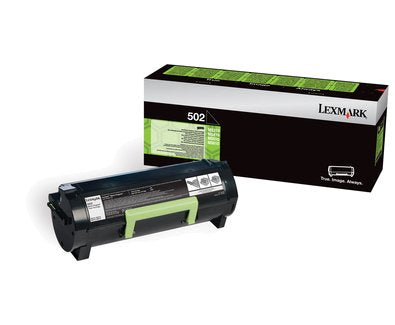 EAN 0734646433204 - Lexmark 502 cartucho de tóner 1 pieza(s) Original Negro imagen 1