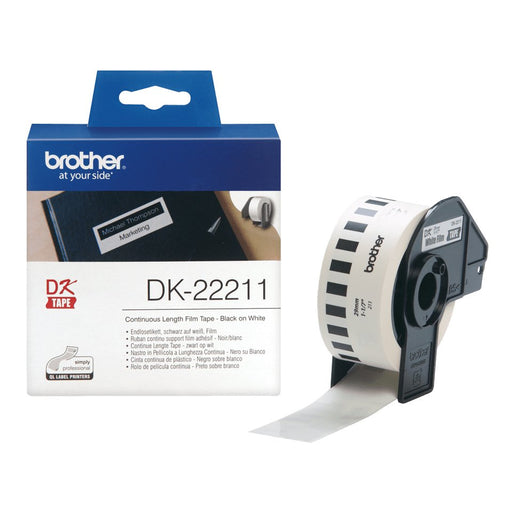 EAN 4977766628204 - Brother DK-22211 cinta para impresora de etiquetas Negro sobre blanco imagen 1