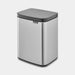 EAN 8710755222849 - Brabantia Bo Waste Bin 4 L Rectangular Acero Negro, Acero imagen 2