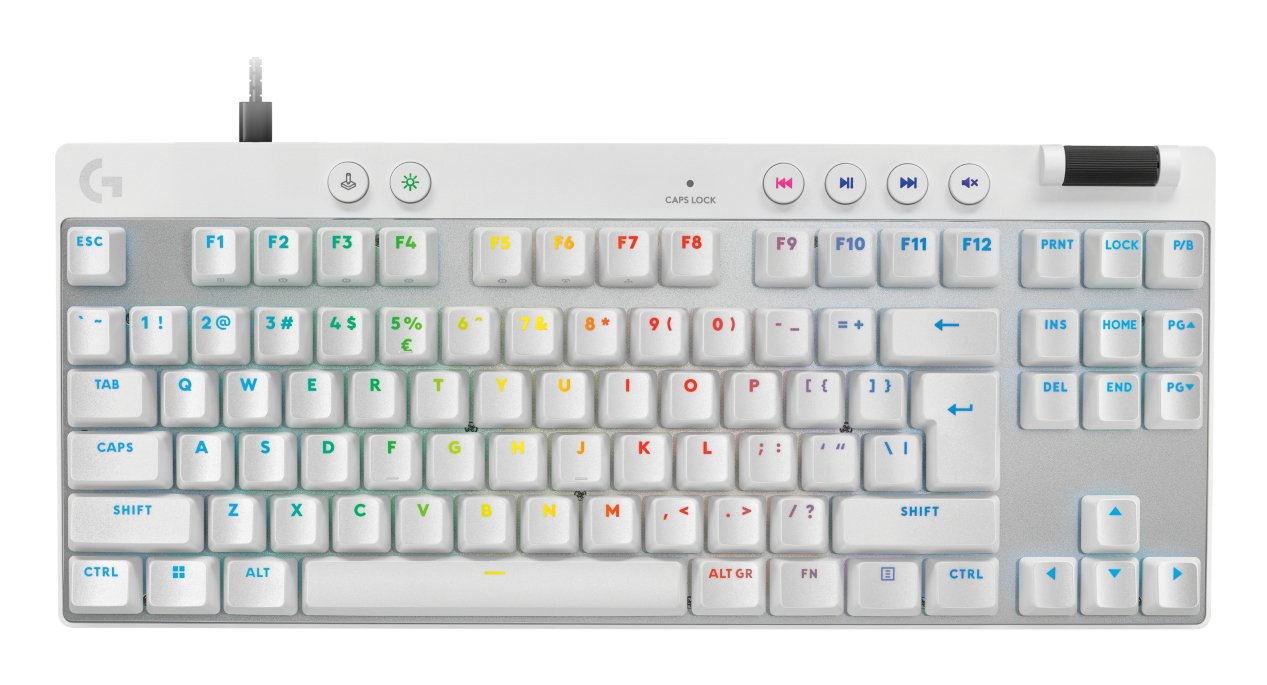 EAN 5099206126473 - Logitech G PRO X TKL Rapid teclado Juego USB QWERTY Internacional de EE.UU. Blanco imagen 1