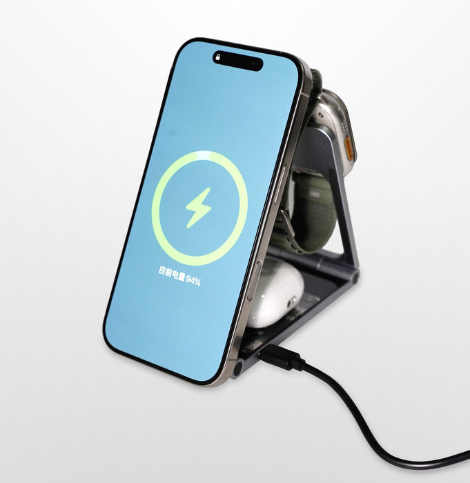 EAN 7333048065032 - Deltaco QI-1047 cargador de dispositivo móvil Auriculares, Smartphone, Reloj inteligente Negro, Gris USB  imagen 8