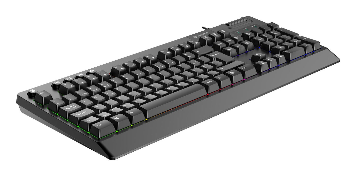 EAN 8436617921087 - UNYKAch Nova 4in1 PT teclado Ratón incluido Juego USB QWERTY Negro imagen 5