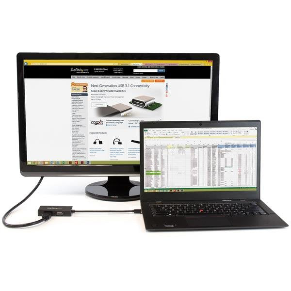 EAN 0065030854290 - StarTech.com MDP2VGDVHD adaptador de cable de vídeo 0,15 m DVI-D + VGA (D-Sub) + HDMI Negro imagen 6