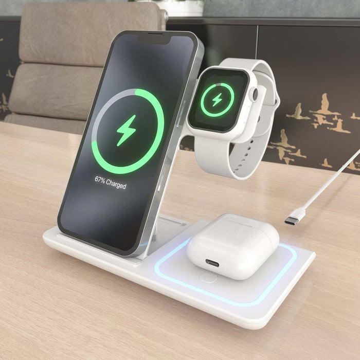 EAN 8435739901694 - AISENS ASCH-15W3WC044-W cargador de dispositivo móvil Auriculares, Teléfono móvil, Smartphone, Reloj inte imagen 5