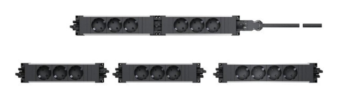 EAN 4057298150227 - Bachmann 906.18816 base múltiple 3 salidas AC Interior Gris, Rojo imagen 3