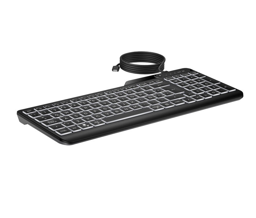 EAN 0197192768525 - HP 400 Backlit Wired Keyboard teclado Hogar USB Negro imagen 2