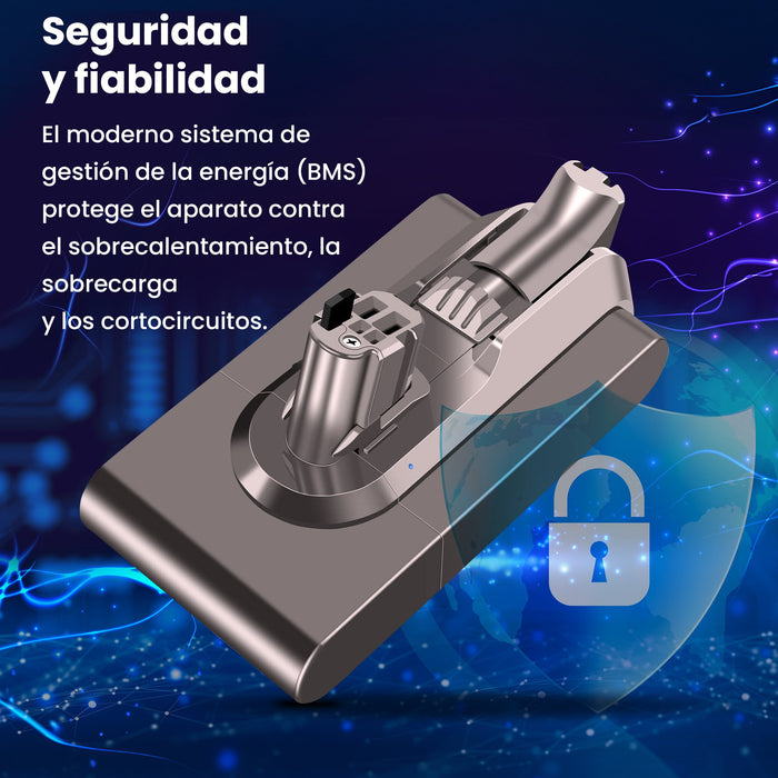 EAN 5907207222981 - Extralink BATERIA DYSON, V11 (CLICK TYPE) 25.2V 3000MAH batería recargable industrial imagen 11