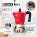 EAN 8435092433832 - Monix M863106 cafetera manual Cafetera italiana 0,37 L Rojo imagen 2