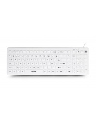 EAN 3760170880617 - Urban Factory AKB69UF teclado Médico USB QWERTY Español Blanco imagen 1