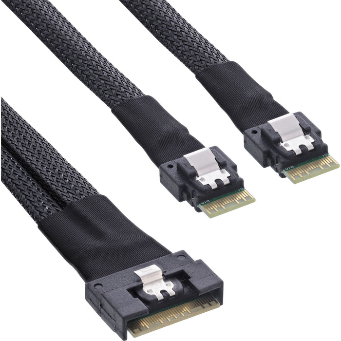 EAN 4043718331802 - InLine 27649A cable Serial Attached SCSI (SAS) 0,5 m 24 Gbit/s Negro imagen 1