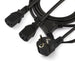 EAN 0065030879750 - StarTech.com PXT101YEU2M cable de transmisión Negro CEE7/7 Acoplador C13 2 x imagen 4