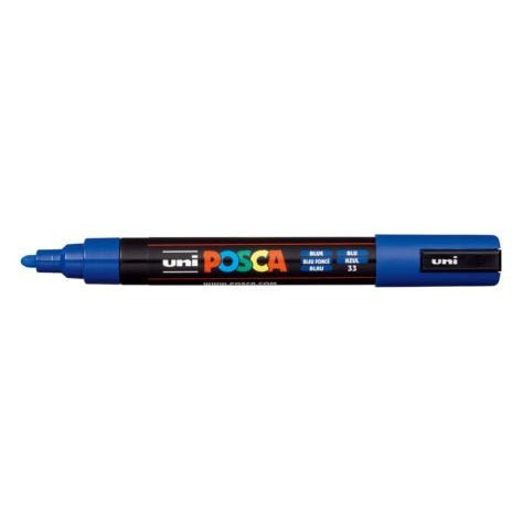 EAN 4902778916124 - POSCA PC-5M marcador 1 pieza(s) Punta redonda Azul imagen 1