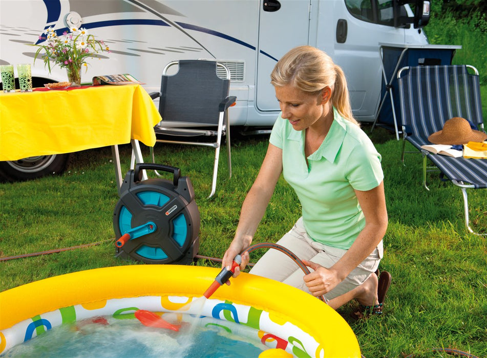 EAN 4078500266208 - Gardena 2662 Caja portamanguera Azul, Gris, Naranja imagen 2