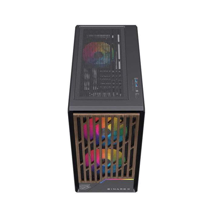 EAN 6977277363654 - Einarex EXCS-PM-400R-B carcasa de ordenador Midi Tower Negro imagen 11