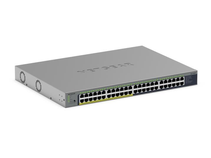 EAN 0606449174915 - NETGEAR GS748PP No administrado Gigabit Ethernet (10/100/1000) Energía sobre Ethernet (PoE) Gris imagen 3