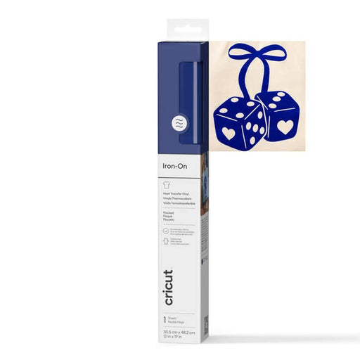 EAN 93573685552 - Cricut Flocked Iron-On Rollo de vinilo de termotransferencia Vinilo de termotransferencia liso imagen 1