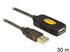 EAN 4043619834532 - DeLOCK 30m, USB2.0 - USB2.0 cable USB USB A Negro imagen 2