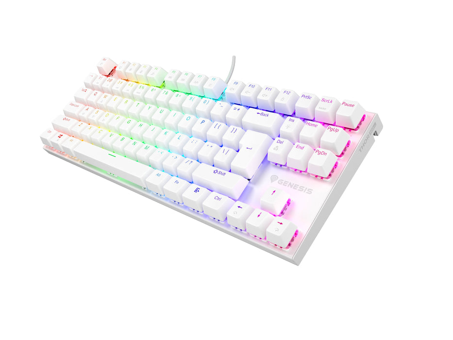 EAN 5901969432572 - GENESIS Thor 303 TKL teclado Juego USB QWERTY Internacional de EE.UU. Blanco imagen 3