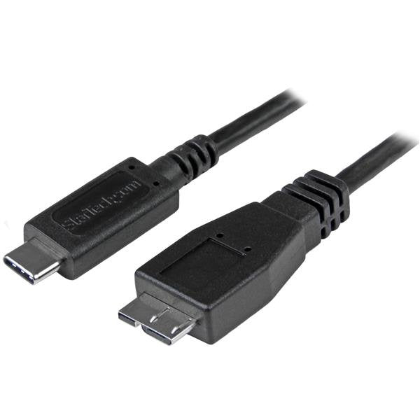 EAN 0065030860772 - StarTech.com USB31CUB1M cable USB USB 3.2 Gen 2 (3.1 Gen 2) USB C Micro-USB B Negro imagen 1