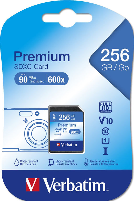 EAN 0023942440260 - Verbatim Premium 256 GB SDXC UHS-I Clase 10 imagen 2