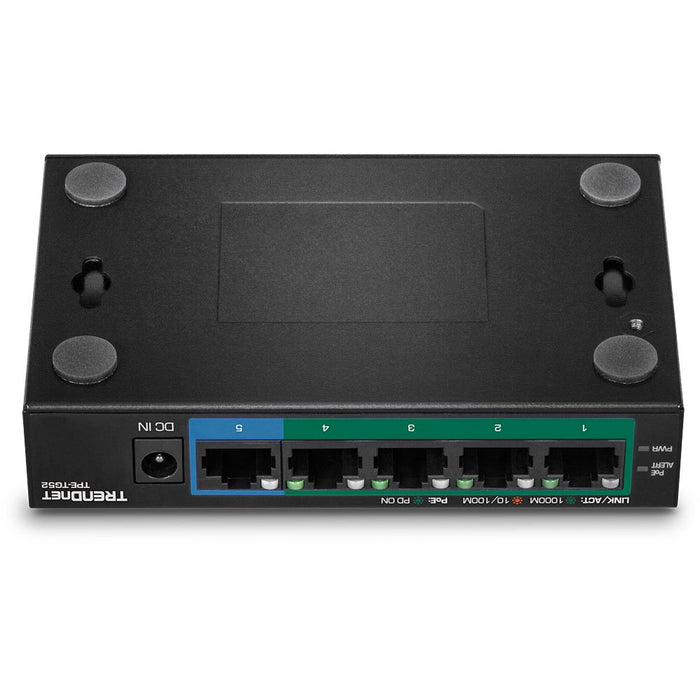 EAN 0710931162219 - Trendnet TPE-TG52 switch No administrado Gigabit Ethernet (10/100/1000) Energía sobre Ethernet (PoE) Negr imagen 4