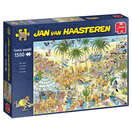 EAN 8710126190593 - Jan van Haasteren The Oasis 1500pcs Puzzle rompecabezas 1500 pieza(s) Cómics imagen 1