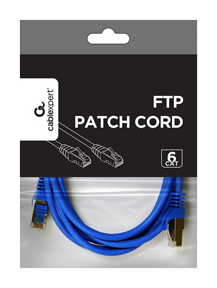 EAN 8716309074094 - Gembird Patch Cord Cat.6 UTP 2m cable de red Azul Cat6 U/UTP (UTP) imagen 3