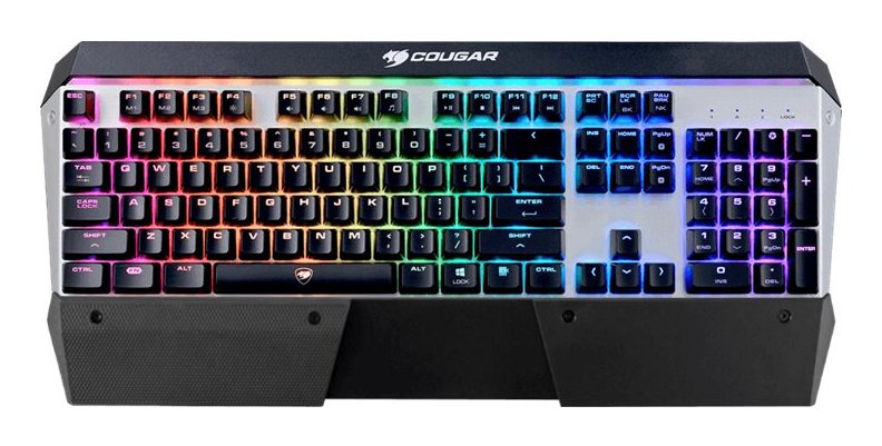 EAN 4715302448295 - COUGAR Gaming 37ATRM1MB.1021 teclado Juego USB QWERTY Inglés Aluminio, Negro imagen 1