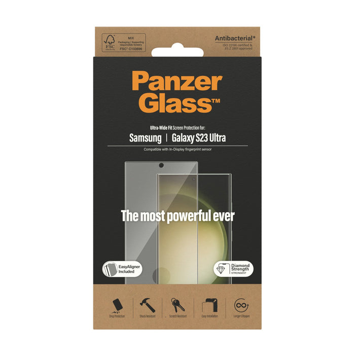 EAN 5711724073175 - PanzerGlass ® Screen Protector Samsung Galaxy S23 Ultra | Ultra-Wide Fit w. EasyAligner Protector de pant imagen 3