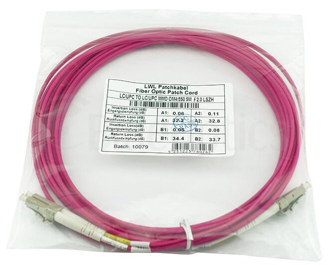 EAN 4063232618135 - BlueOptics SFP3131FU0.5MK Cable de fibra óptica e InfiniBand 0,5 m LC Magenta imagen 5