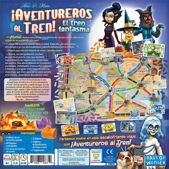 EAN 0824968208359 - Asmodee DW720835 juego de tablero ¡Aventureros al Tren! El tren fantasma Juego de mesa Estrategia imagen 4