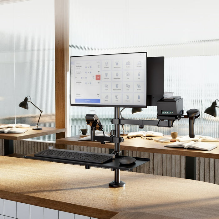 EAN 8433281016910 - TooQ TQPM0003 soporte para monitor 81,3 cm (32") Escritorio Negro imagen 4