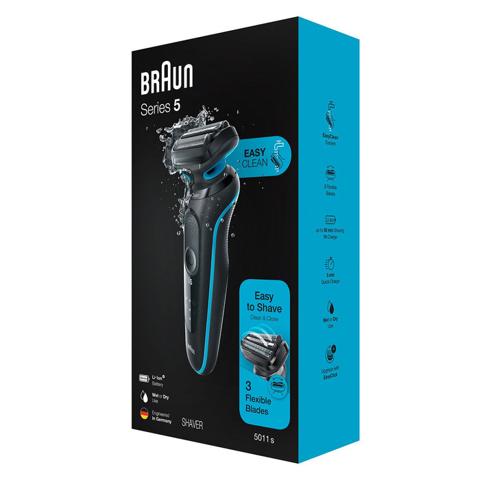 EAN 4210201432593 - Braun Series 5 51-M1000s Máquina de afeitar de láminas Negro, Azul imagen 7