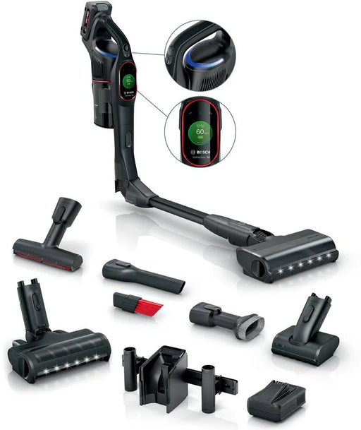 EAN 4242005469598 - Bosch Unlimited 10 Aspiradora escoba 2 en 1 Batería Secar HEPA Sin bolsa 0,4 L Negro 4 Ah imagen 1