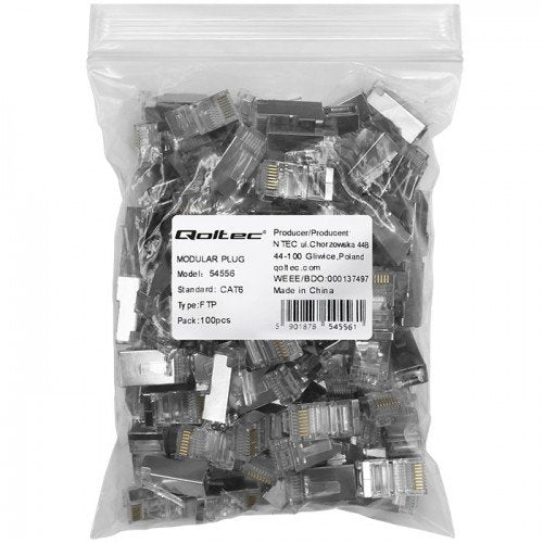 EAN 5901878545561 - Qoltec 54556 conector RJ45 Plata imagen 2