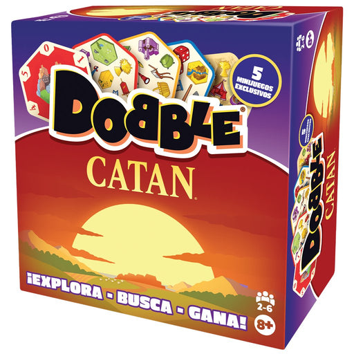 EAN 3558380133759 - Asmodee Dobble Catan Juego De Cartas Emparejamiento imagen 1