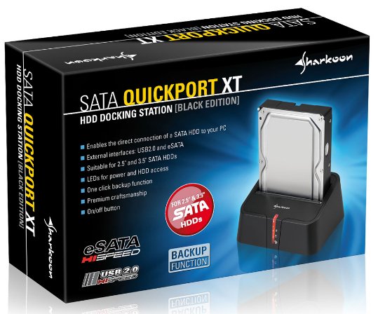 EAN 4044951011018 - Sharkoon SATA QuickPort XT Negro imagen 6