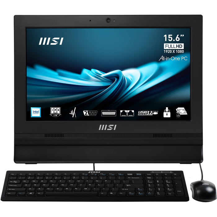 EAN 4711377323338 - MSI Pro AP162T ADL-042XEU All-in-One PC Intel® N N100 39,6 cm (15.6") 1920 x 1080 Pixeles Pantalla táctil imagen 1