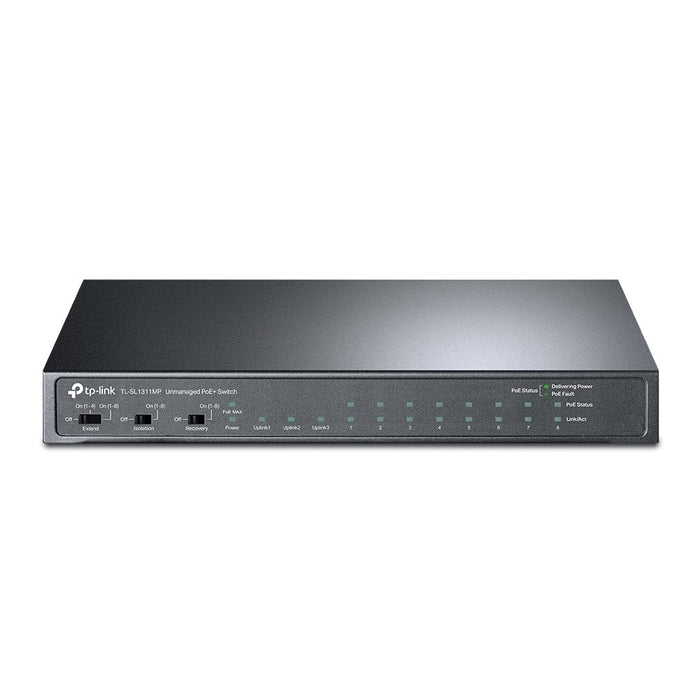 EAN 6935364006259 - TP-Link TL-SL1311MP switch No administrado Fast Ethernet (10/100) Energía sobre Ethernet (PoE) Negro imagen 1