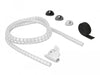 EAN 4043619183920 - DeLOCK 18392 organizador de cables Escritorio/pared Tubo flexible para protección de cables Negro, Gris,  imagen 1