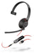 EAN 0017229158634 - Poly Blackwire 5210 Auriculares Alámbrico Diadema Llamadas/Música USB tipo A Negro, Rojo imagen 1