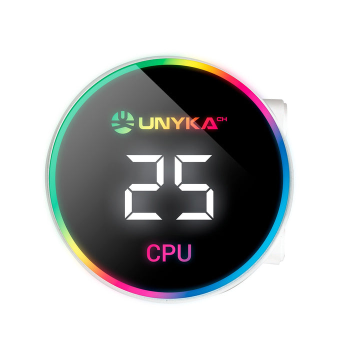 EAN 6974560221202 - UNYKAch AquaStorm White 360 Procesador Kit de refrigeración líquida 12 cm Blanco 1 pieza(s) imagen 2