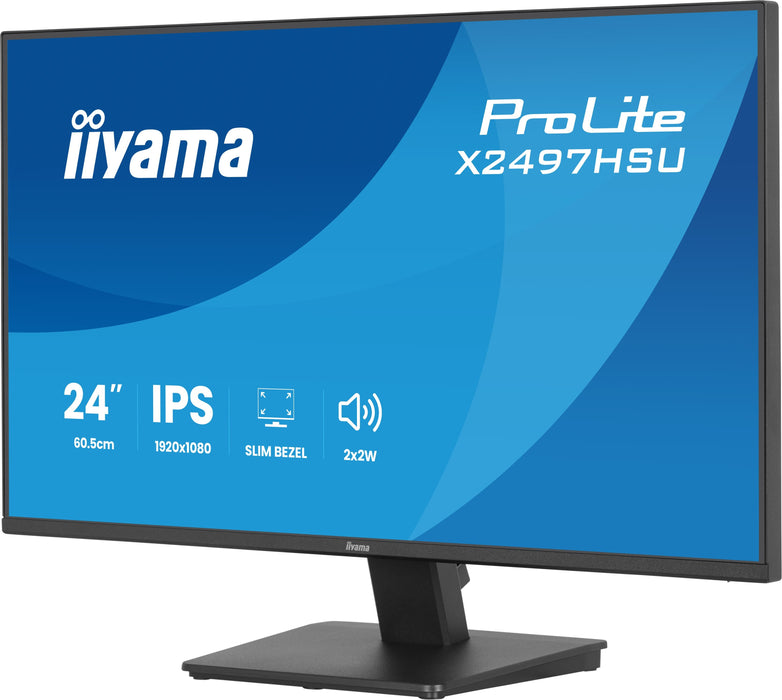 EAN 4948570125814 - iiyama ProLite X2497HSU-B1 pantalla para PC 60,5 cm (23.8") 1920 x 1080 Pixeles Full HD LED Negro imagen 5