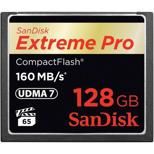 EAN 0619659102500 - SanDisk 128GB Extreme Pro CF 160MB/s CompactFlash imagen 1